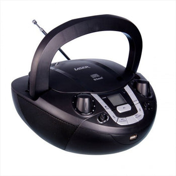 Laser CD Bluetooth Boombox with AM & FM Radio