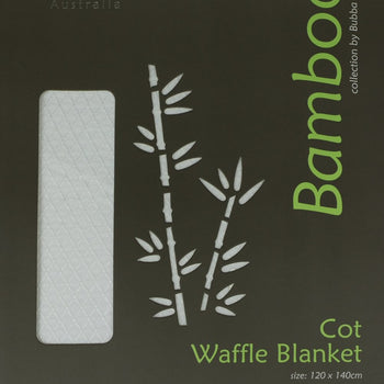 Bubba Blue New Bamboo Cot Waffle Blanket 54084