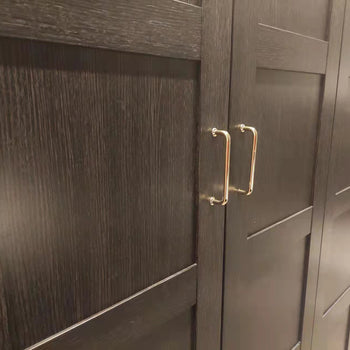 192mm Polished gold Furniture Kitchen Bathroom Cabinet Handles Drawer Bar Handle Pull Knob