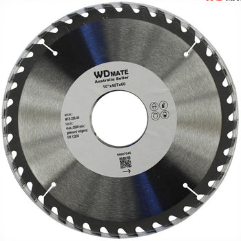 Wood Cutting Circular Saw Blade 250mm 40T 10” Wheel Hole60 TCT Cross Disc Timber