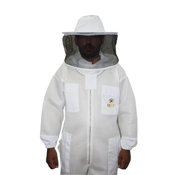 Beekeeping Bee Suit 2 Layer Mesh Round Head Style Ultra Cool & Light Weight - 5XL