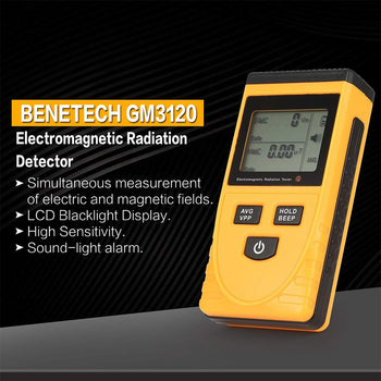 Certificated - EMF Gauss Meter Electromagnetic Radiation Detector Tester Test AU