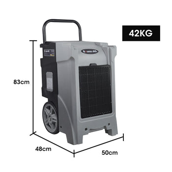 Baumr-AG 90L/day Commercial Air Dehumidifier for Mould, Portable, Stackable, LCD Display, Wheels