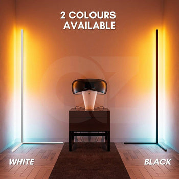 GOMINIMO RGB Corner Floor Lamp (Black) EK-LP-100-SJ