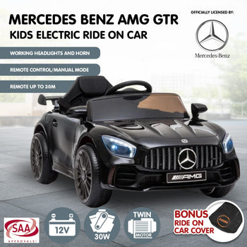 Kahuna Mercedes Benz Licensed Kids Electric Ride On Car Remote Control - Black