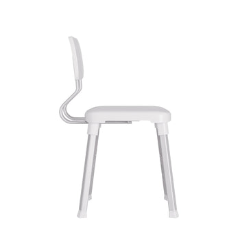 Evekare Deluxe Bathroom Chair With Back Support