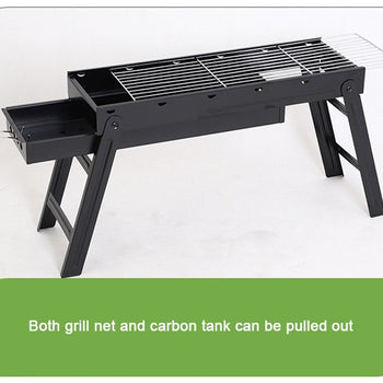 Foldable Portable BBQ Charcoal Grill Barbecue Camping Hibachi Picnic Large