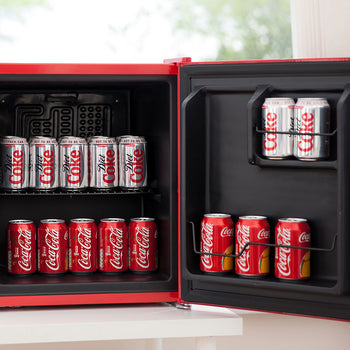 Husky 43L Solid Door Coca-Cola Coke Indoor Bar & Drinks Fridge (CKK43-207)