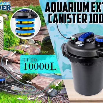 Dynamic Power Combo Aquarium Garden Filter 10000L/H + Submersible Water Pump 16000L/H