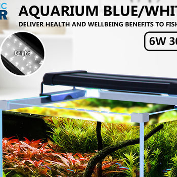 Dynamic Power 2 Set 6W Aquarium Blue White LED Light for Tank 30-50cm