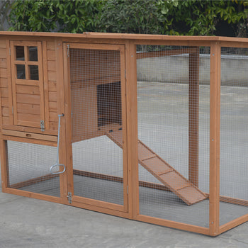 YES4PETS Large Chicken Coop Rabbit Hutch Cat Ferret Cage Hen Chook House