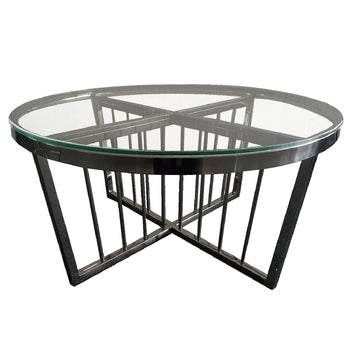 Serena Coffee Table - CLEARTOP - 95cm Black