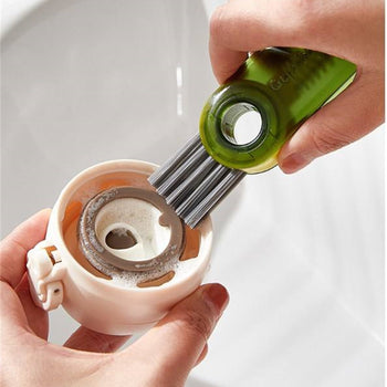 Cleanix Multi-functional Cup Cleaning Brush Bottle Nipple Cleaning Tool Three-in-one