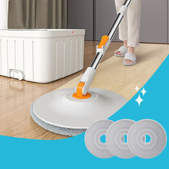 Cleanix Get 3 Microfiber Mop Cloths for Efficient Cleaning