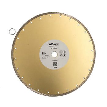 350mm Turbo Saw Blade Diamond Dry Wet 7*3mm Cutting Wheel Disc 25.4/22mm WDMATE