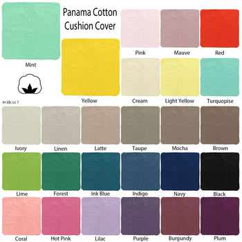 IDC Homewares Panama 100% Cotton Cushion Cover Mint